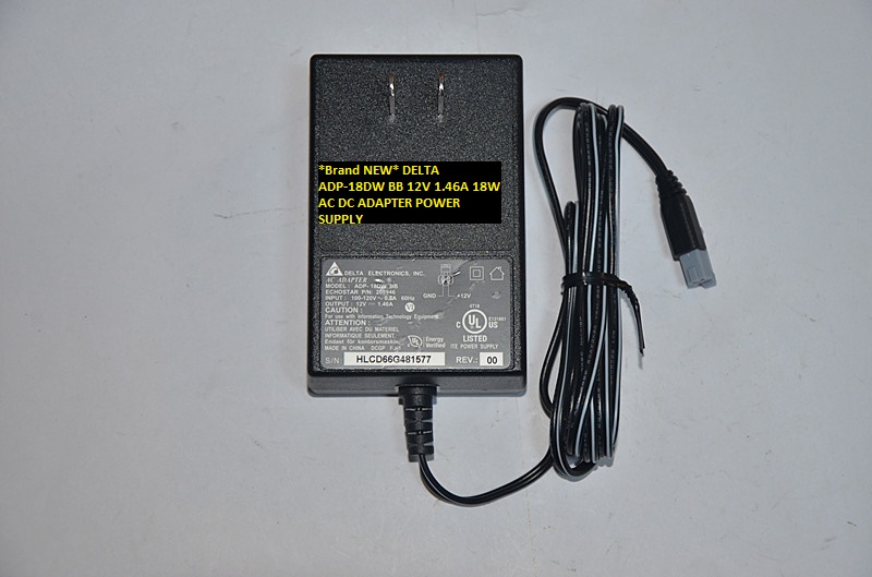 *Brand NEW* 18W DELTA 12V 1.46A ADP-18DW BB AC DC ADAPTER POWER SUPPLY